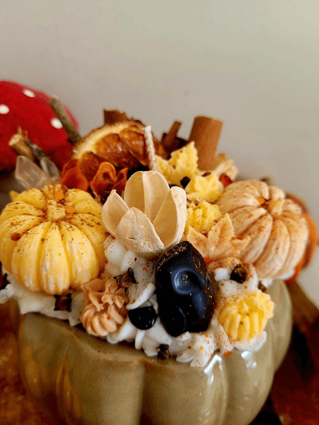 Bougie Automne Citrouille XXL