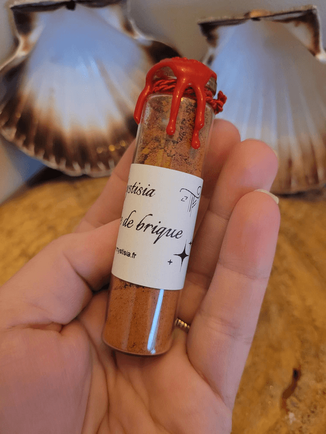 Poudre de brique rouge (20ml)