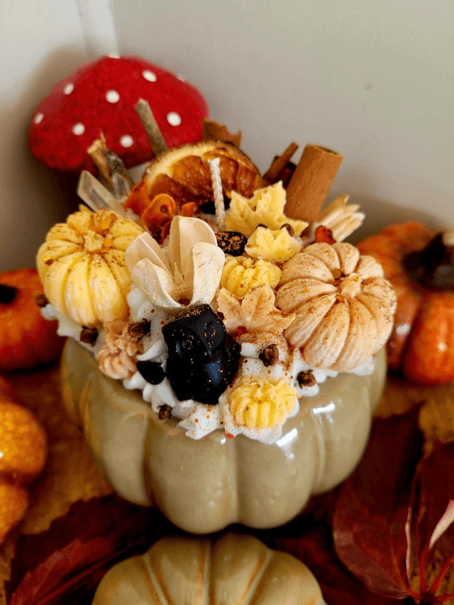 Bougie Automne Citrouille XXL