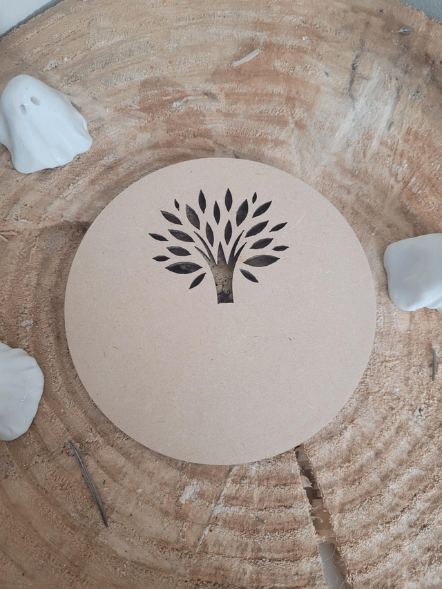 Arbre de vie sculptée bois - 10cm